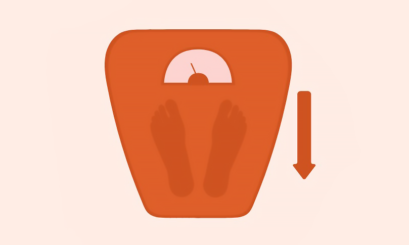 En vægt som går ned af - muligt symptom på diabetes